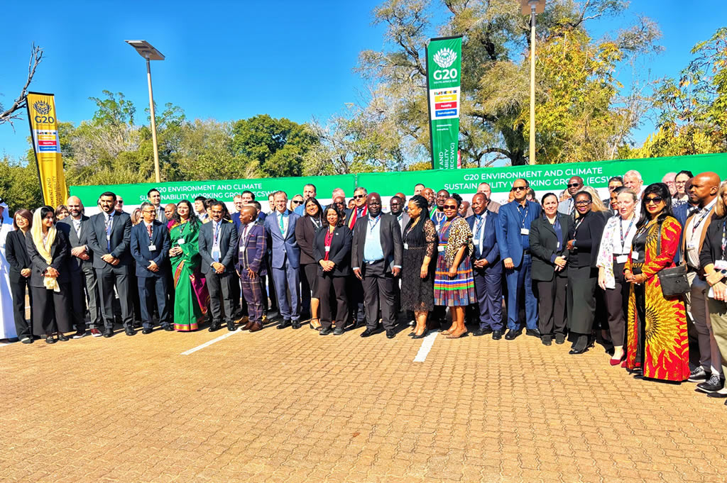 Leaders pledge ongoing commitment to address issues of climate change, biodiversity loss including illicit wildlife trade, desertification and pollution.