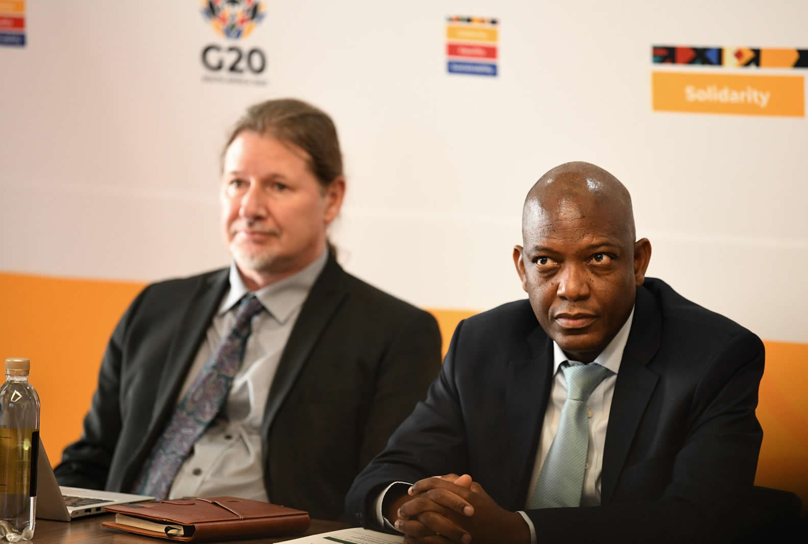 From left: Branch CCAQ - CD Stuart Mangold with DDG M Kekana