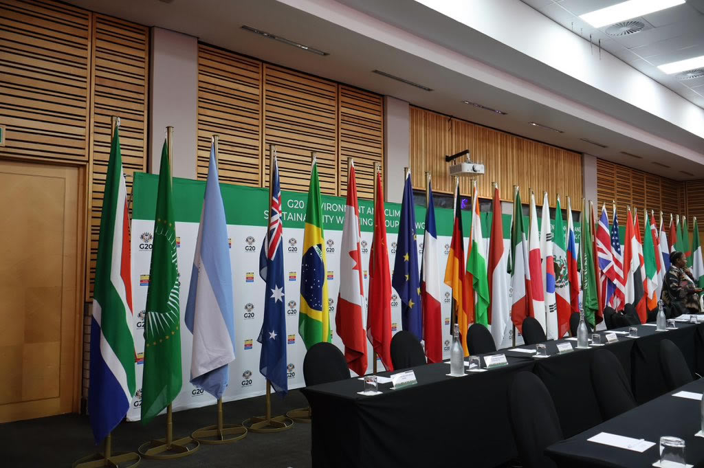 Group of 20 (G20) member states flags
