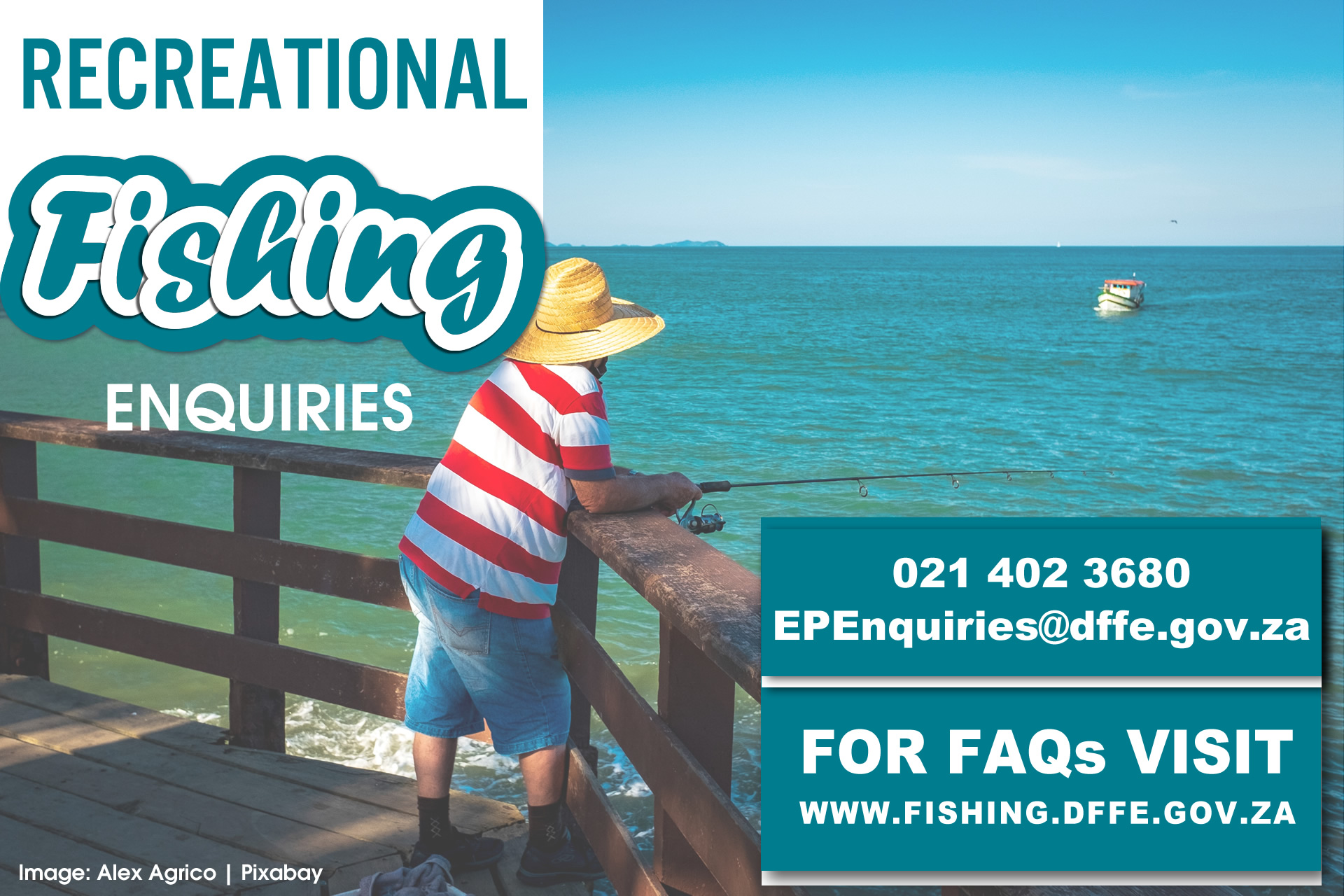 visit the e-fishing website: www.fishing.dffe.gov.za to get the frequently asked questions (FAQs)