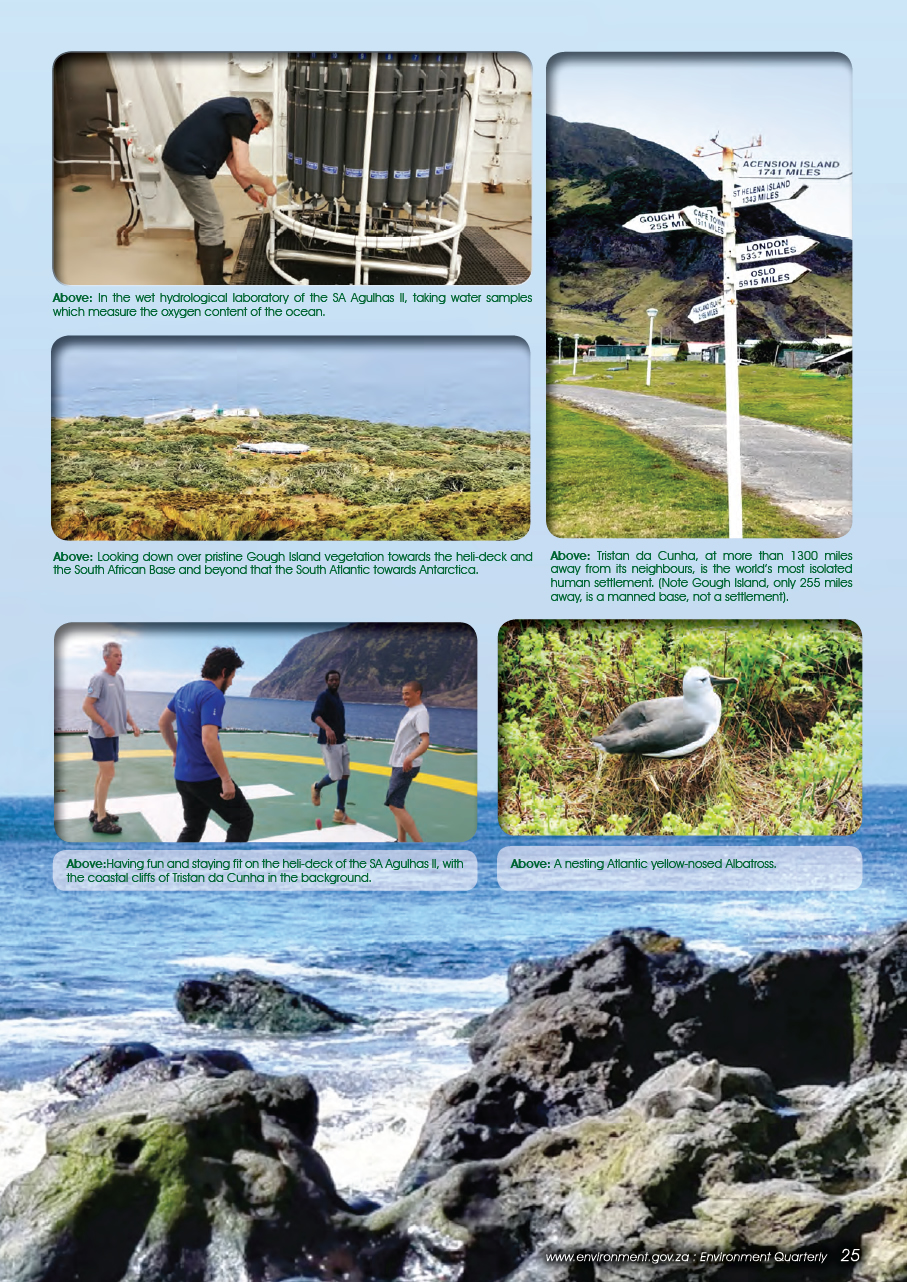 SA's research team on Gough Island – download PDF