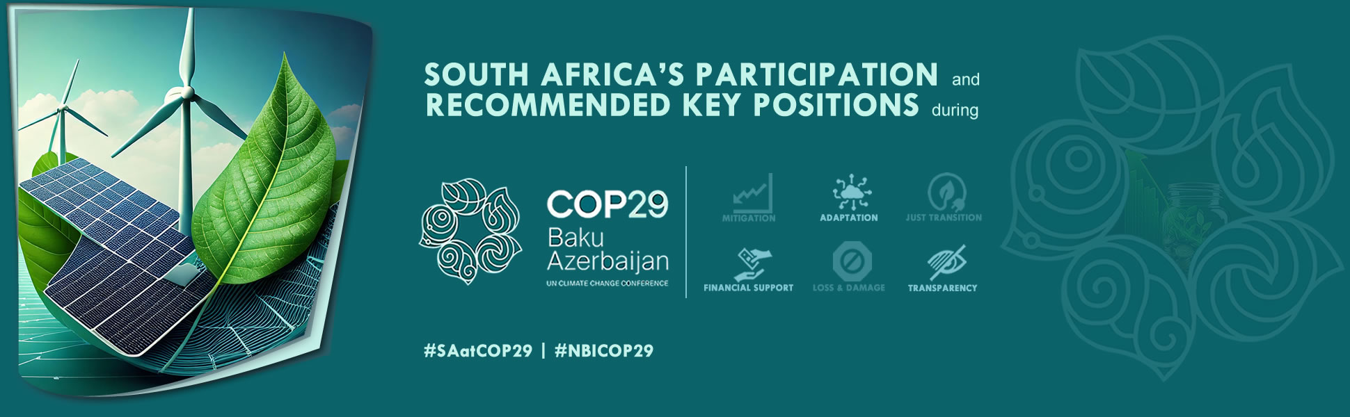 South Africa’s participation and recommended key positions at COP29